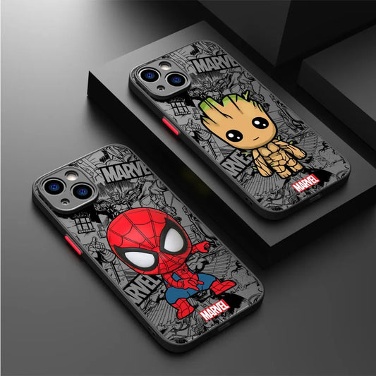 Magic Coque™ Spiderman/Groot | iPhone